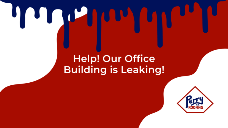 office roof leak, office building, leaking roof, roof damage, commercial roofer, roof repair, roof replacement, northwest arkansas