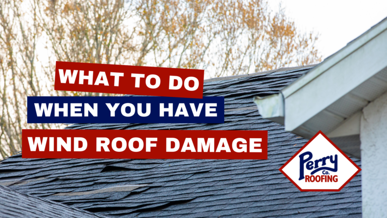 wind roof damage