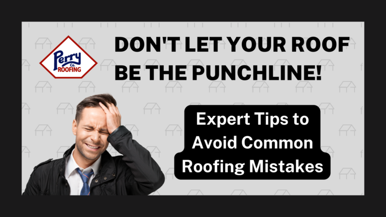 stressed man, common roofing mistakes